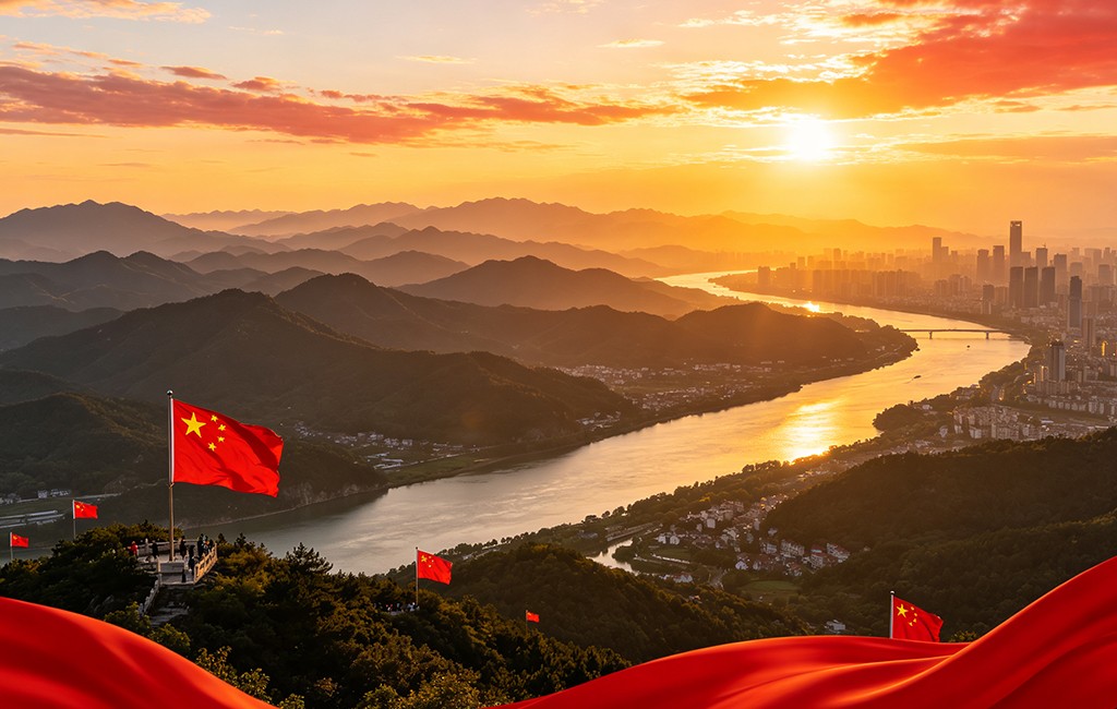 章开祝新老顾客国庆节快乐